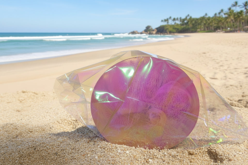 Coral Puffer Loofa Soap