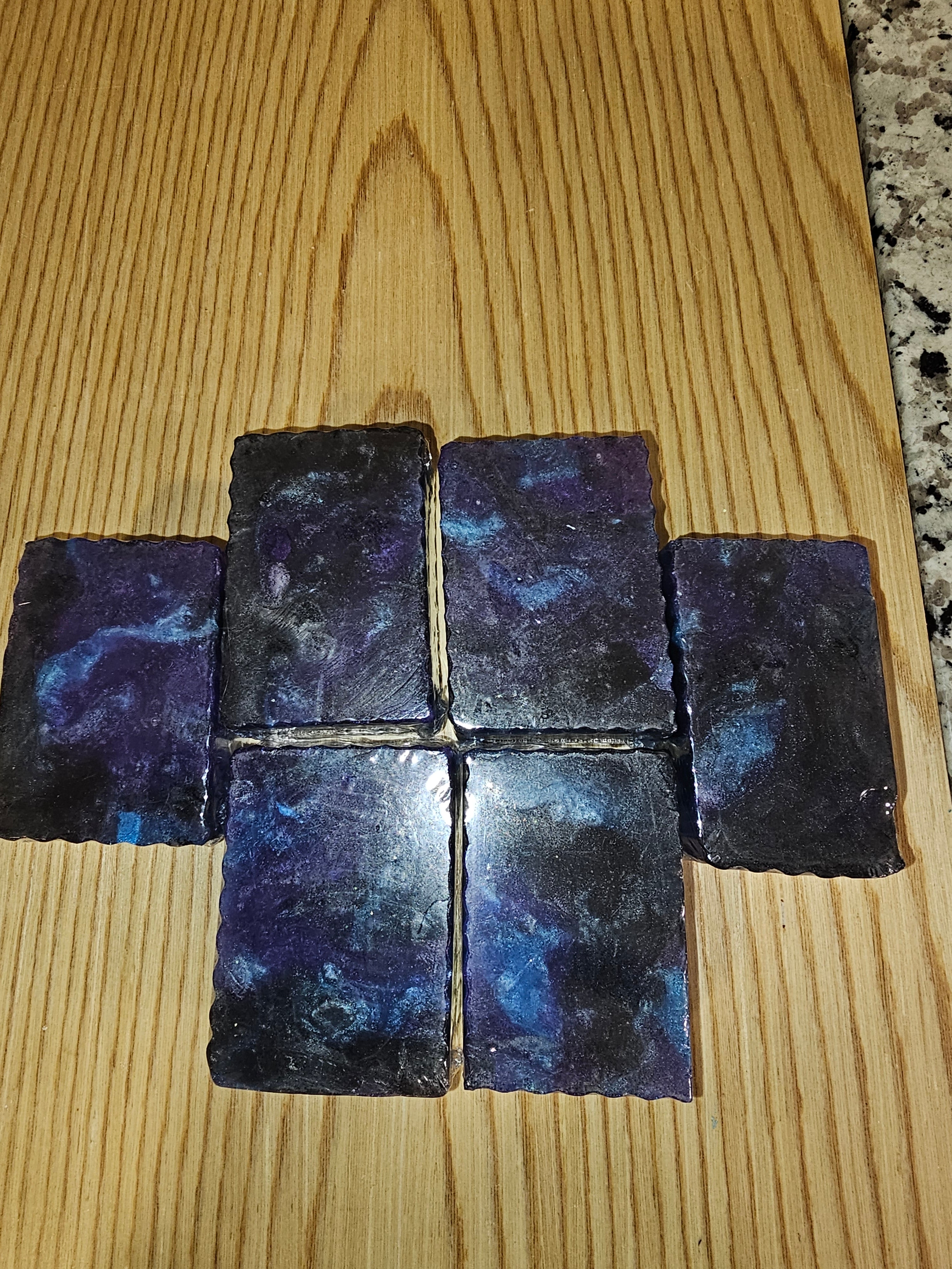 Pearl Swirl Moons and Stars Galaxy Soap
